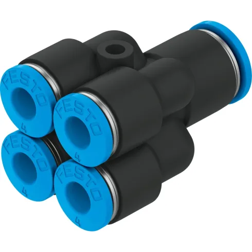 Коллектор цанговый с четырьмя выходами Festo QSQ-6-4