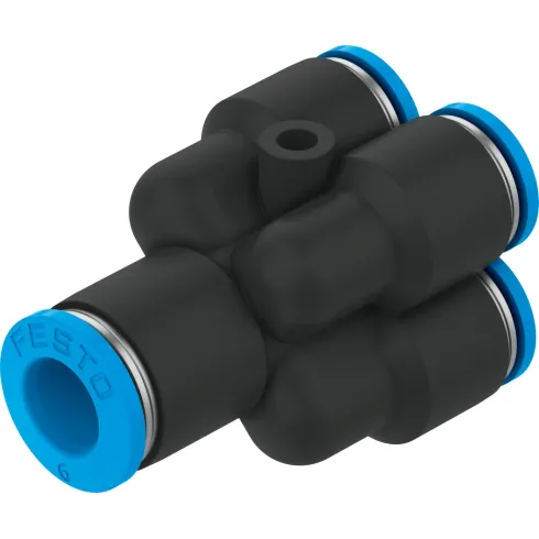 Коллектор цанговый с четырьмя выходами Festo QSQ-6-4