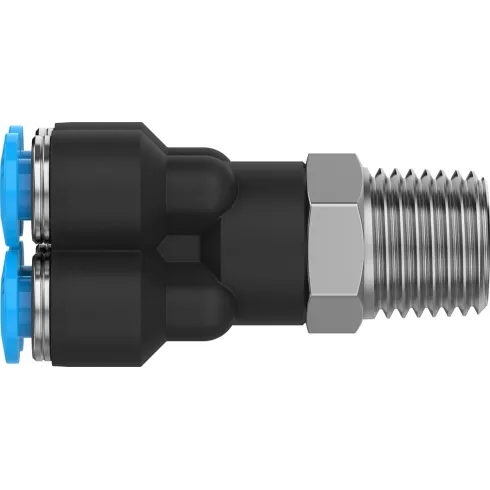 Коллектор цанговый с резьбой и четырьмя выходами Festo QSQ-1/4-6