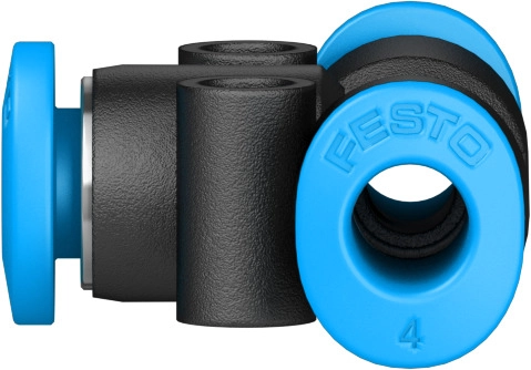 Тройник цанговый прямой Festo QSMT-4
