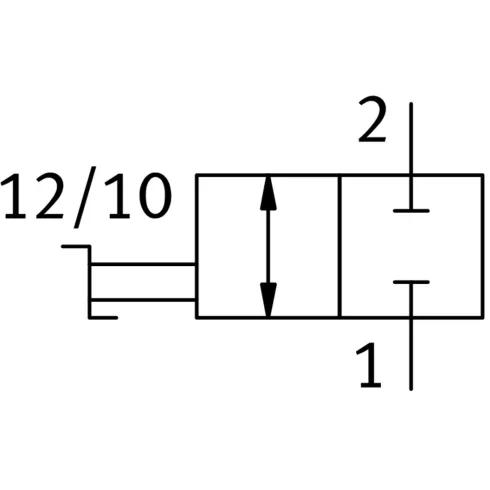 Отсечной клапан Festo HE-2-1/2-QS-12