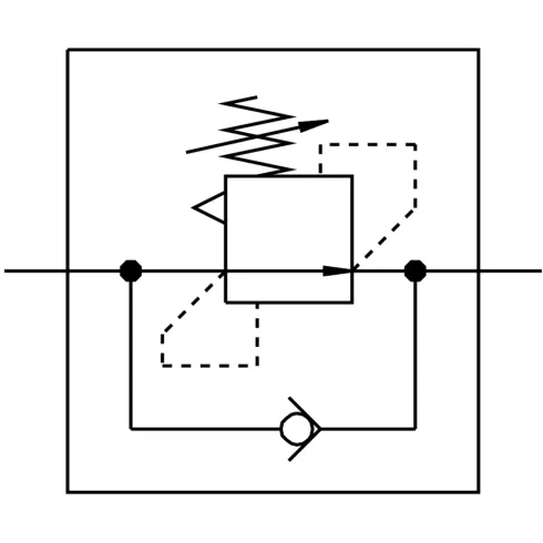 Клапан регулирования перепада давлений Festo LRL-M5-QS-4