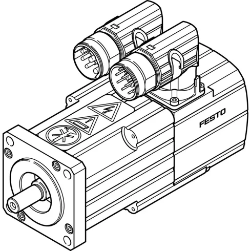 Серводвигатель Festo EMMS-AS-55-S-LS-RRB-S1