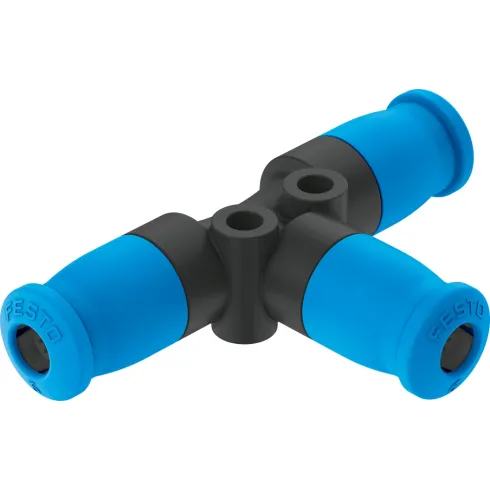 Т-образный клик фитинг Festo NPKA-T-Q6-E-P10