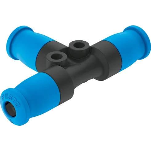 Т-образный клик фитинг Festo NPKA-T-Q6-E-P10