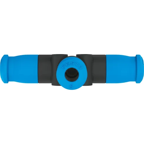 Т-образный клик фитинг Festo NPKA-T-Q6-E-P10