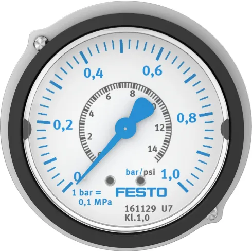 Прецизионный фланцевый манометр Festo FMAP-63-1-1/4-EN