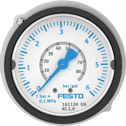 Прецизионный фланцевый манометр Festo FMAP-63-6-1/4-EN