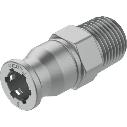 Штуцер цанговый Festo CRQS-1/4-8 из нержавеющей стали