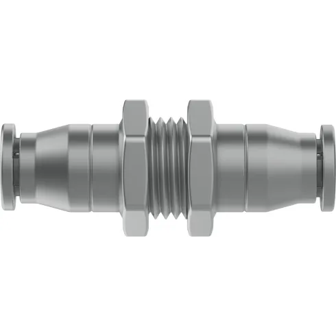 Муфта цанговая для панельного монтажа прямая Festo CRQSS-8 из нержавеющей стали