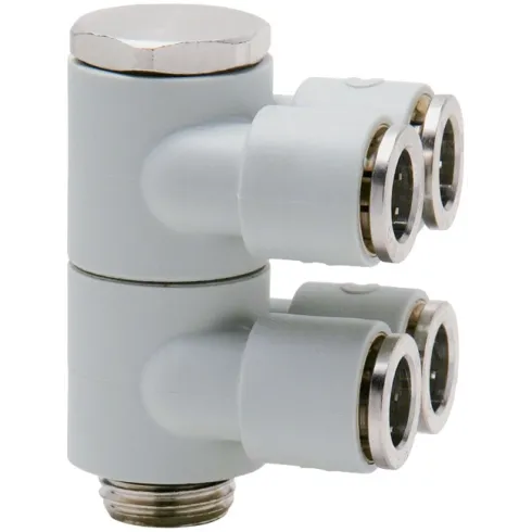 Коллектор цанговый Camozzi 7642-02-6-1/4