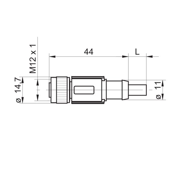 Разъем с кабелем Baumer ESG 34AH0200G