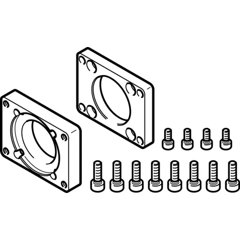 Фланец электродвигателя Festo EAMF-A-28B-28A