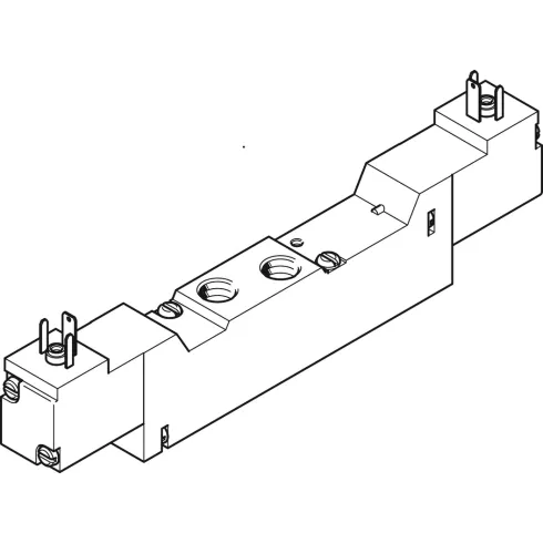 Распределитель с электромагнитным управлением Festo MEBH-5/3G-1/8-P-B-230AC