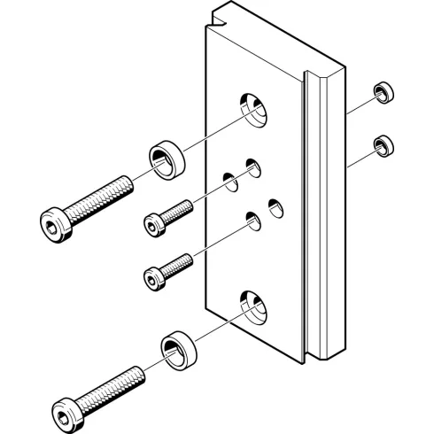 Адаптерная плита для стандартного радиального захвата Festo HMSV-20