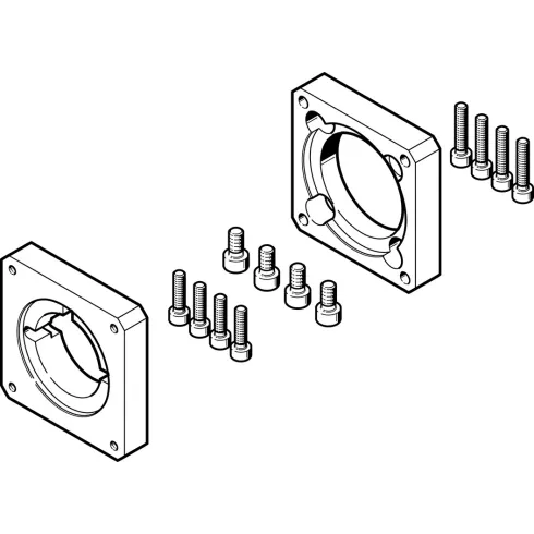 Фланец электродвигателя Festo EAMF-A-44A-60G/H