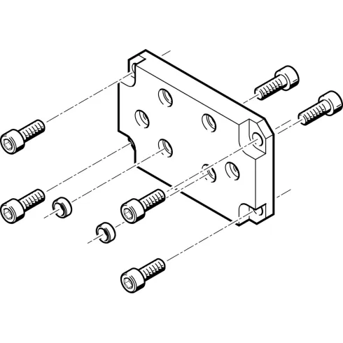 Адаптерная плита для стандартного параллельного захвата Festo HAPS-5