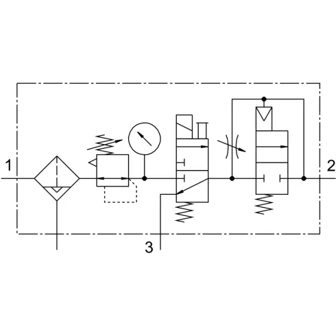 Блок подготовки воздуха Festo LFR-3/8-D-MIDI-KD-A