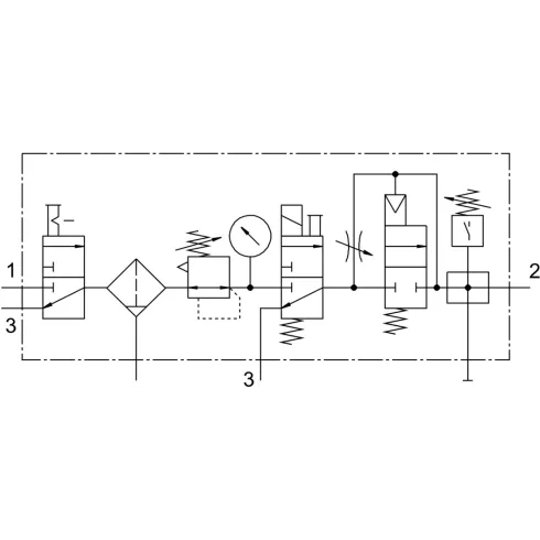 Блок подготовки воздуха Festo LFR-1/4-D-MIDI-KG