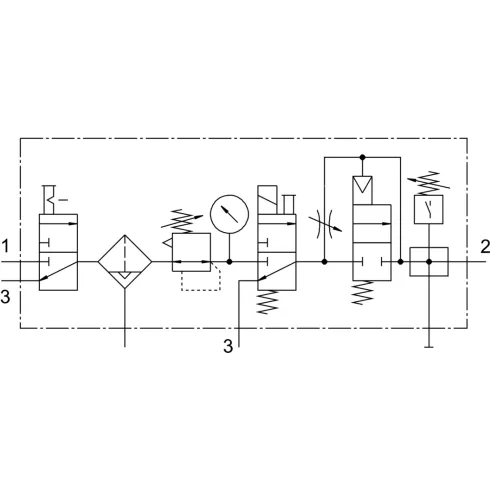 Блок подготовки воздуха Festo LFR-1/2-D-MIDI-KG-A