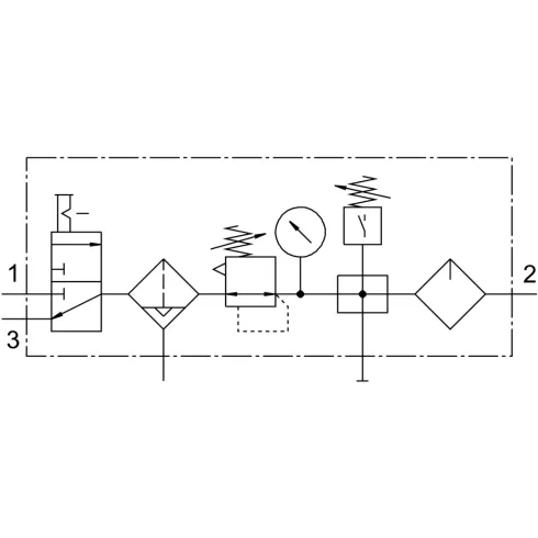 Блок подготовки воздуха Festo FRC-1/2-D-MIDI-KC-A