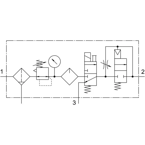 Блок подготовки воздуха Festo FRC-1/2-D-MIDI-KE