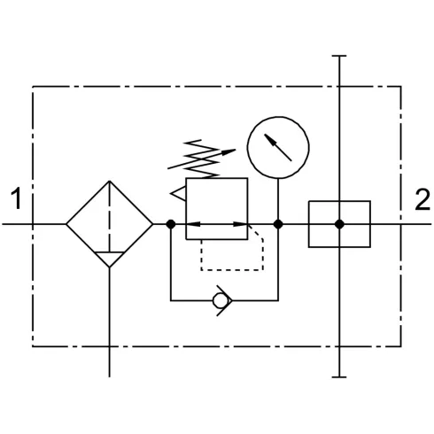 Блок подготовки воздуха Festo LFR-1/2-D-MAXI-KA