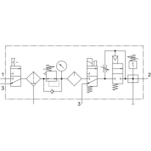 Блок подготовки воздуха Festo FRC-1/2-D-MAXI-KF