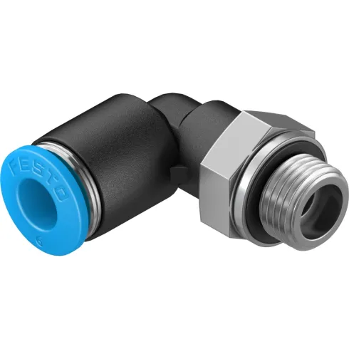 Штуцер цанговый угловой Festo QSL-G1/8-6