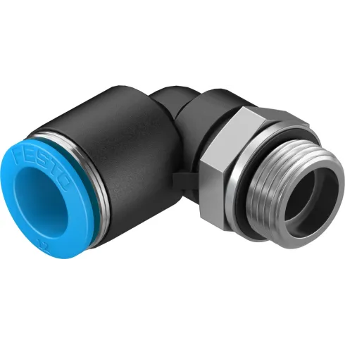 Штуцер цанговый угловой Festo QSL-G3/8-12