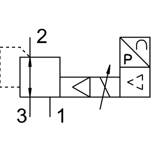 Пропорциональный регулятор давления Festo MPPES-3-1/4-2-010
