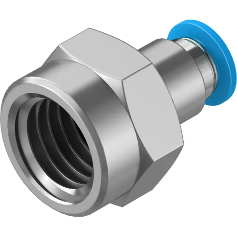 Штуцер цанговый с внутренней резьбой Festo QSF-3/8-6-B
