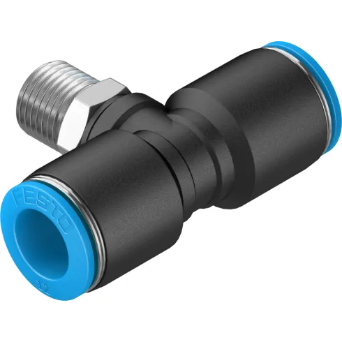 Тройник цанговый с резьбой переходной Festo QST-1/4-12