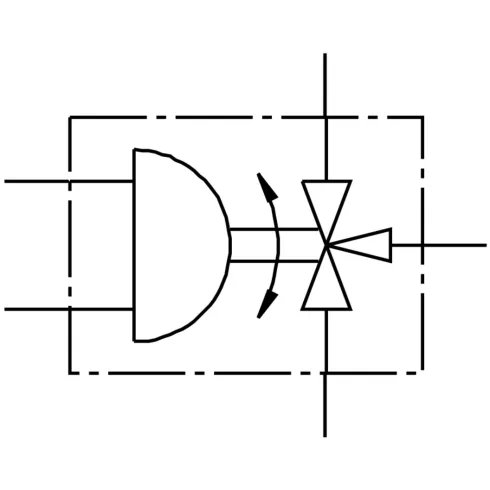 Шаровой кран с приводом Festo VZBA-1/2-GGG-63-32L-F0304-V4V4T-PP30-R-90-C Ру63 Ду15 (PN63 DN15)