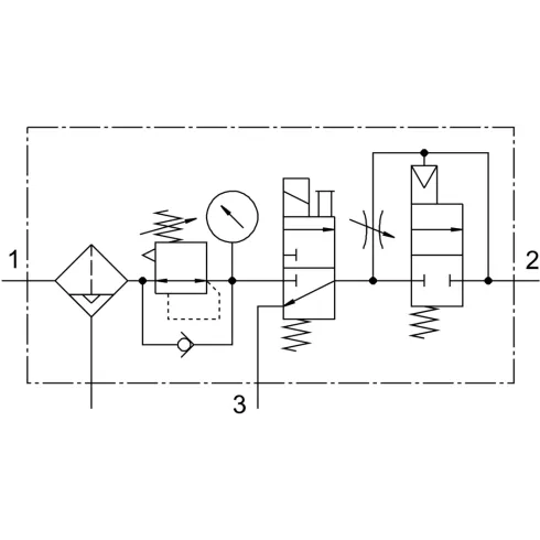 Блок подготовки воздуха Festo LFR-1/2-D-DI-MAXI-KD-A