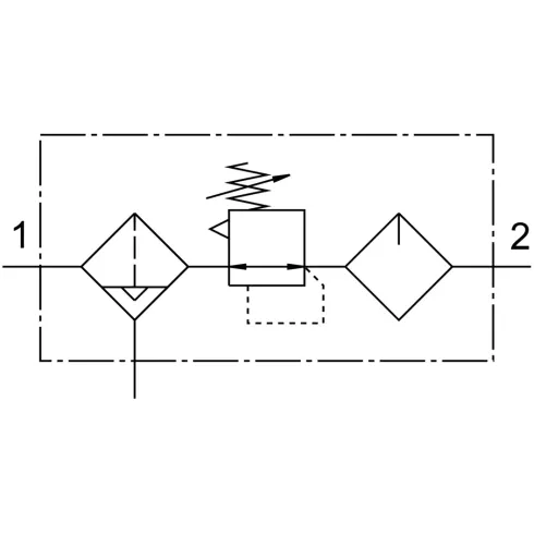Блок подготовки воздуха Festo FRC-1/4-D-7-O-MINI-A