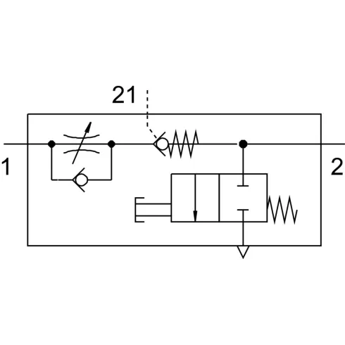 Дроссель с обратным клапаном Festo VFOF-LE-BAH-G14-Q8