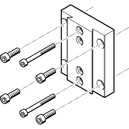 Монтажный набор для исполнительных механизмов Festo HMVA-DLA40