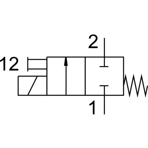 Распределитель с электромагнитным управлением Festo MHA1-M4H-2/2G-0,9-PI