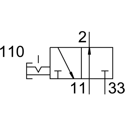 Отсечной клапан Festo HE-G3/8-LO
