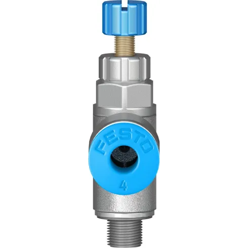 Дроссель с обратным клапаном Festo GRLA-M5-QS-4-RS-D