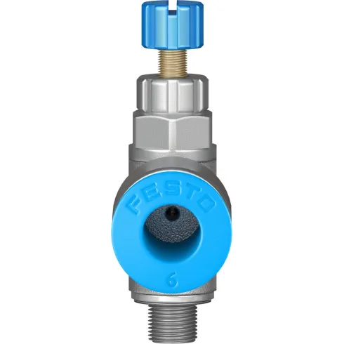 Дроссель с обратным клапаном Festo GRLA-M5-QS-6-RS-D