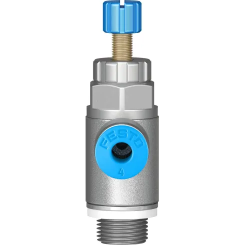 Дроссель с обратным клапаном Festo GRLA-1/8-QS-4-RS-D