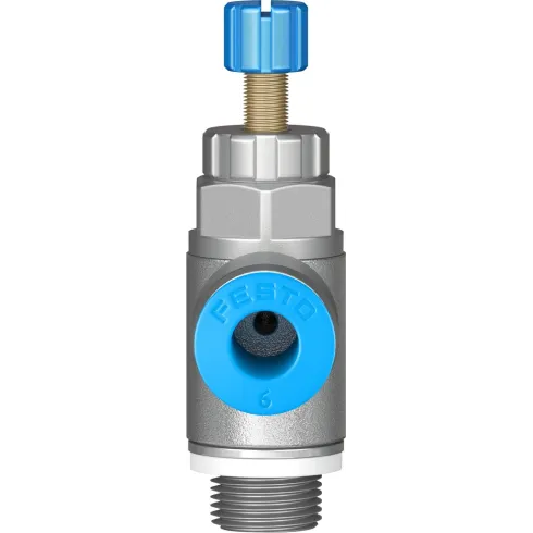 Дроссель с обратным клапаном Festo GRLA-1/8-QS-6-RS-D