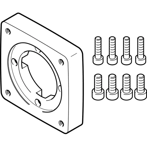 Фланец электродвигателя Festo EAMF-A-64A/C-80P