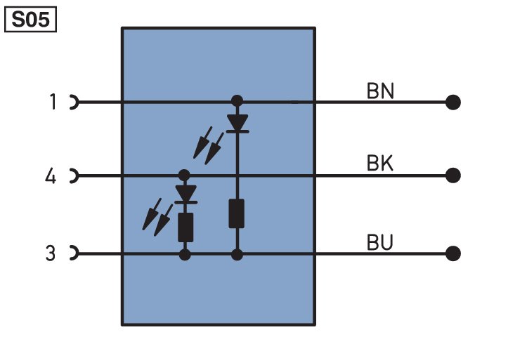 Разъем с кабелем Wenglor S56-2M