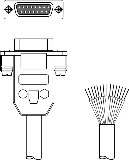 Разъем с кабелем Leuze Electronic KB 031-3000-01
