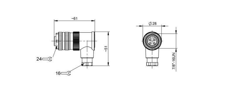 Разъем Balluff BCC A344-0000-10-000-51X4A5-000