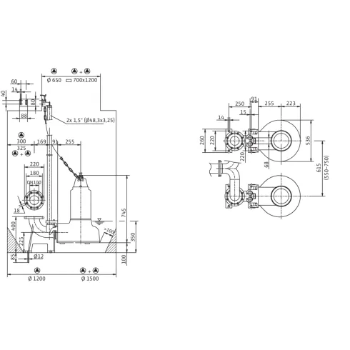 Погружной насос для сточных вод Wilo Drain TP 100E190/39 2008469