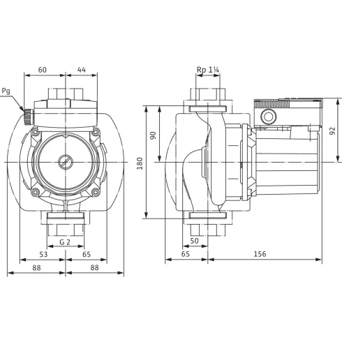 Циркуляционный насос Wilo TOP-S 30/4 (1~230 V, PN 10) 2044011